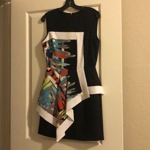 BCBG MAXAZRIA abstract dress